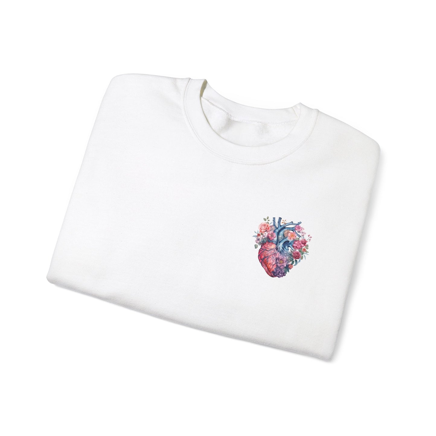 Heart - Unisex Midweight Softstyle Fleece Crewneck Sweatshirt