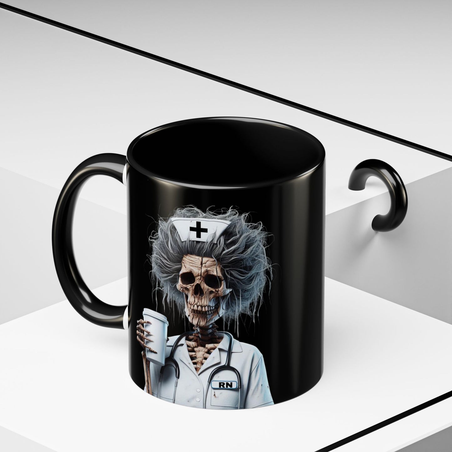 Skeleton Nurse Mug