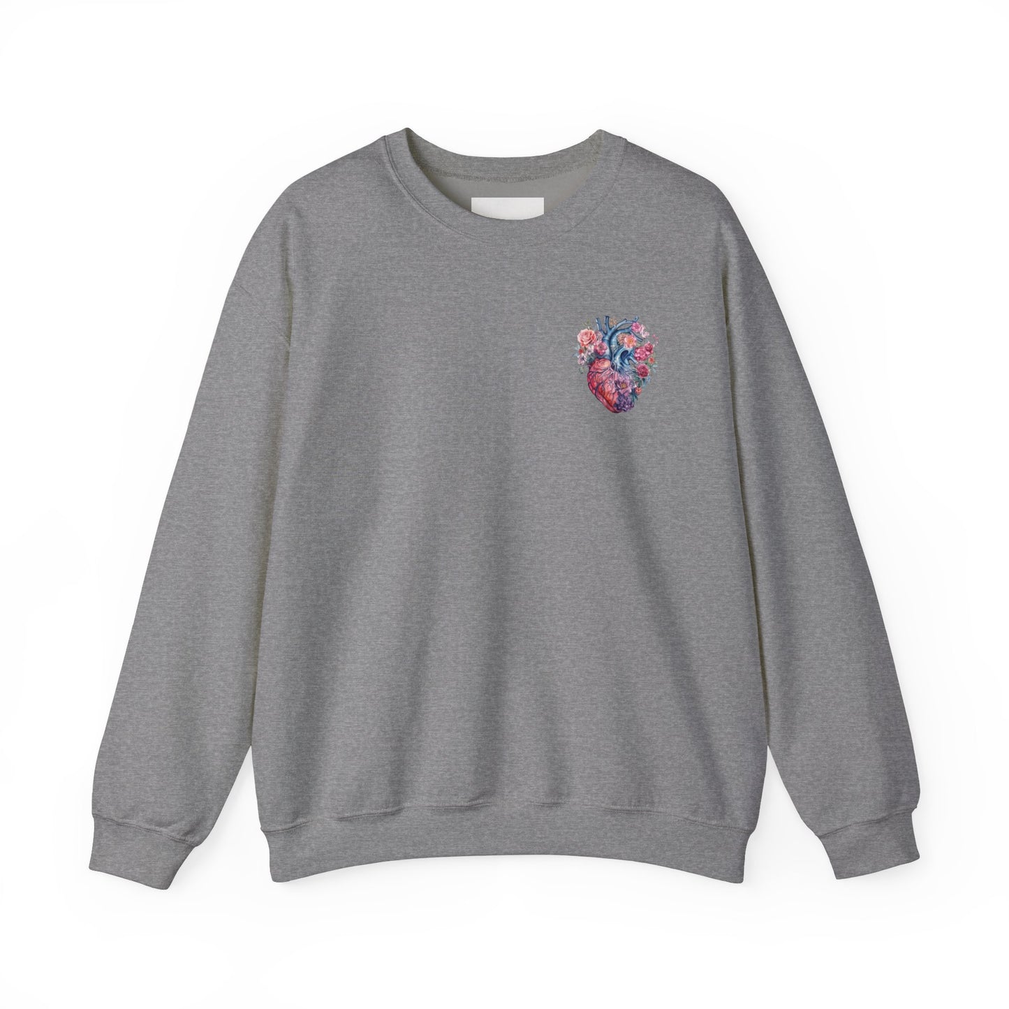 Heart - Unisex Midweight Softstyle Fleece Crewneck Sweatshirt