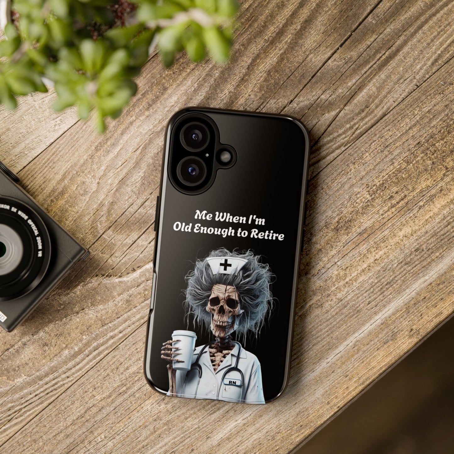 Skeleton Nurse Phone Case