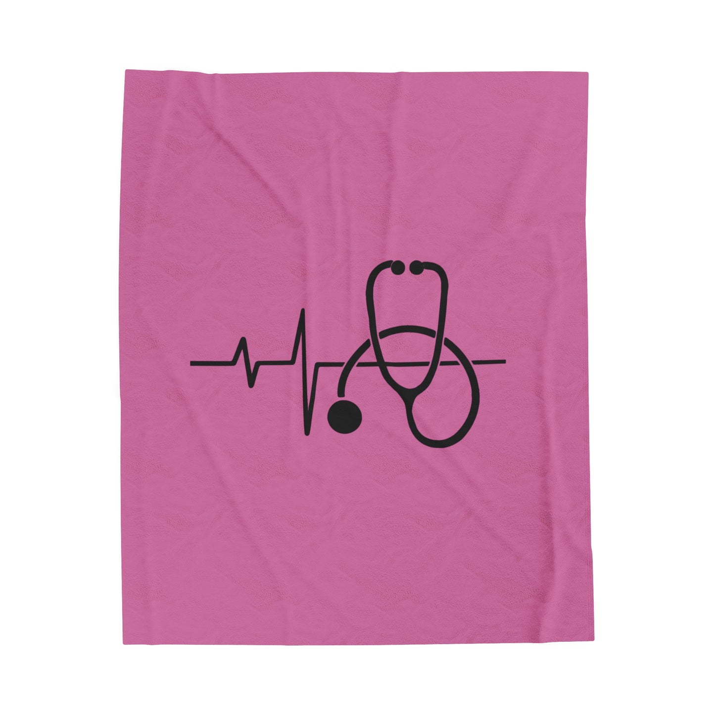 Stethoscope Velveteen Plush Blanket