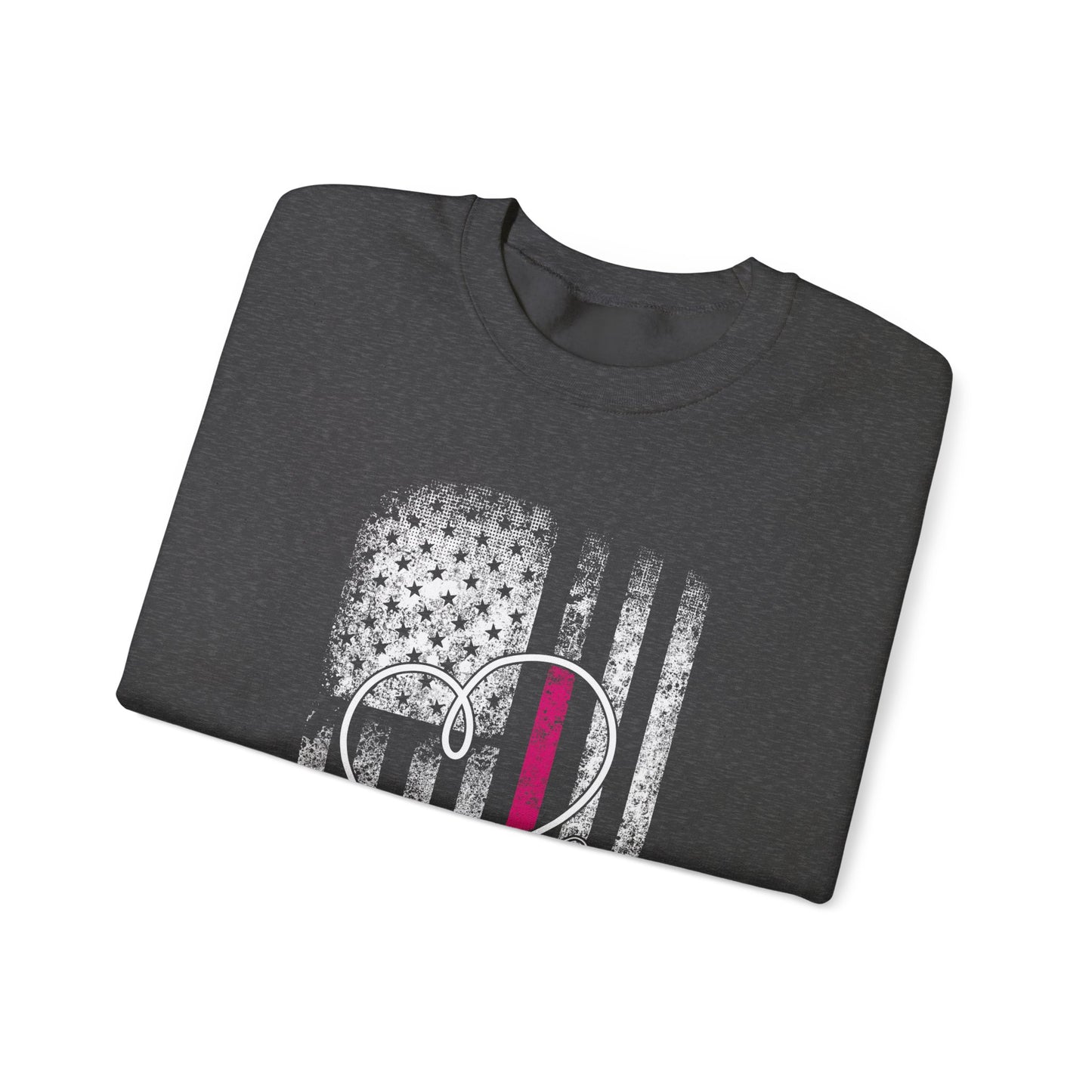 Flag/Stethoscope Crewneck Sweatshirt