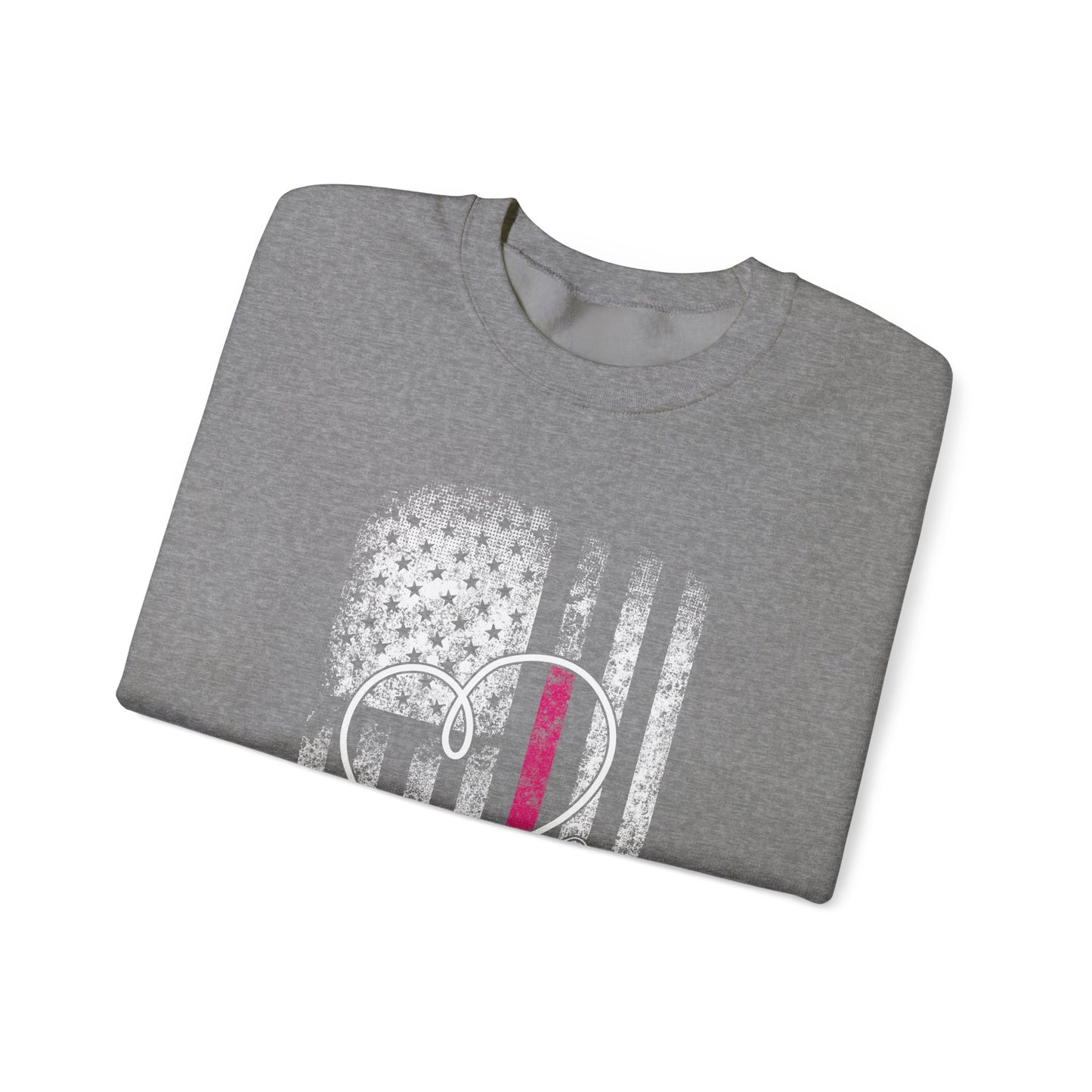 Flag/Stethoscope Crewneck Sweatshirt