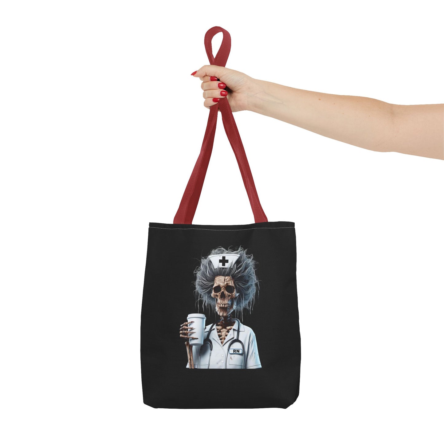 Skeleton Nurse Tote Bag