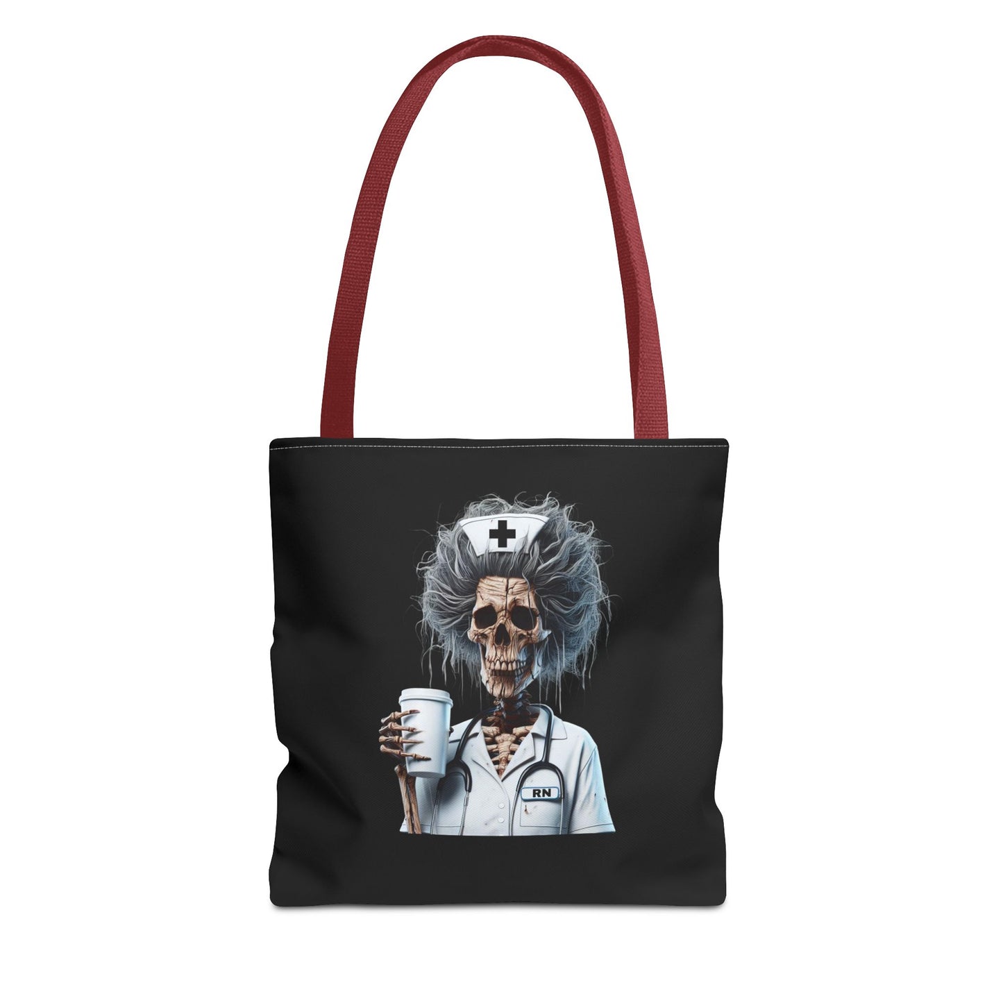 Skeleton Nurse Tote Bag
