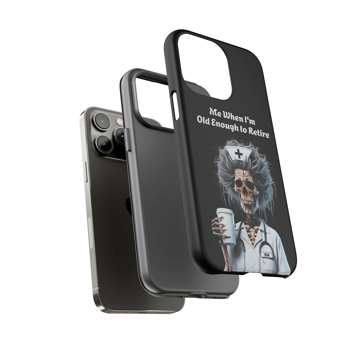 Skeleton Nurse Phone Case