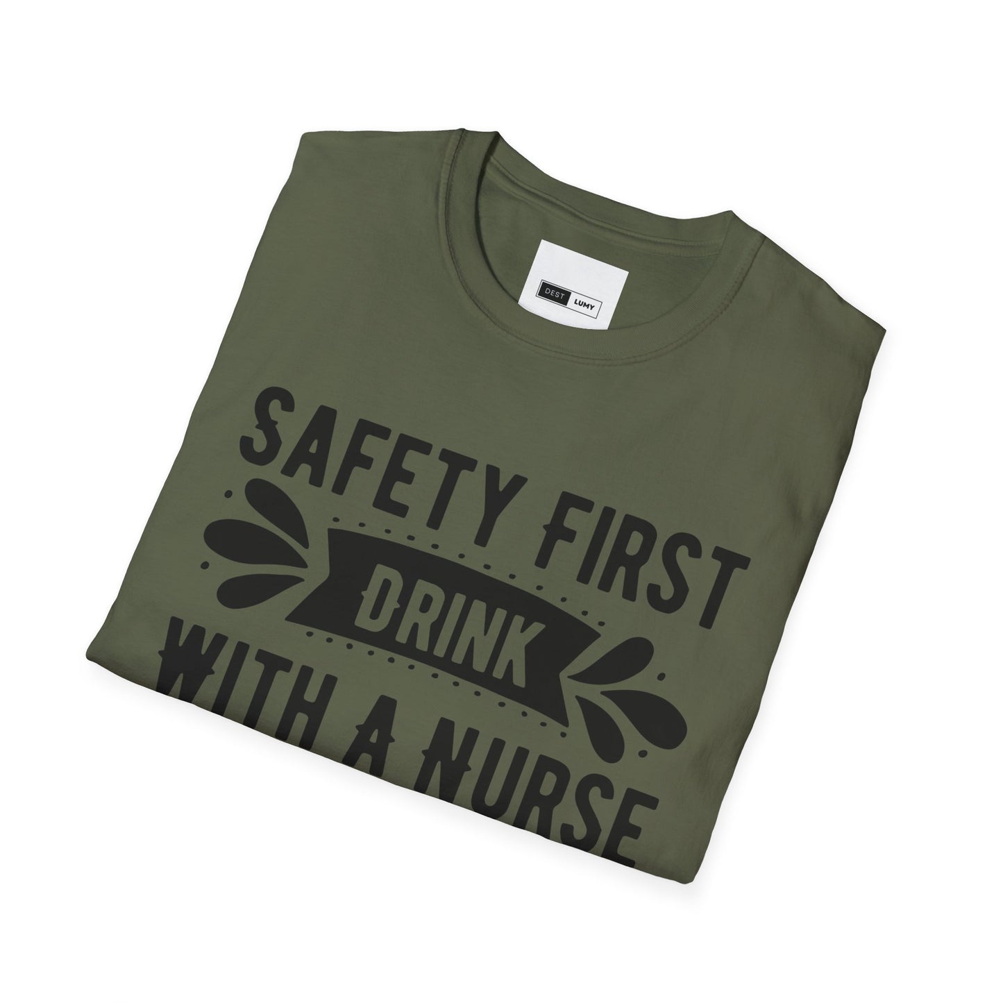 Drink With A Nurse Softstyle T-Shirt