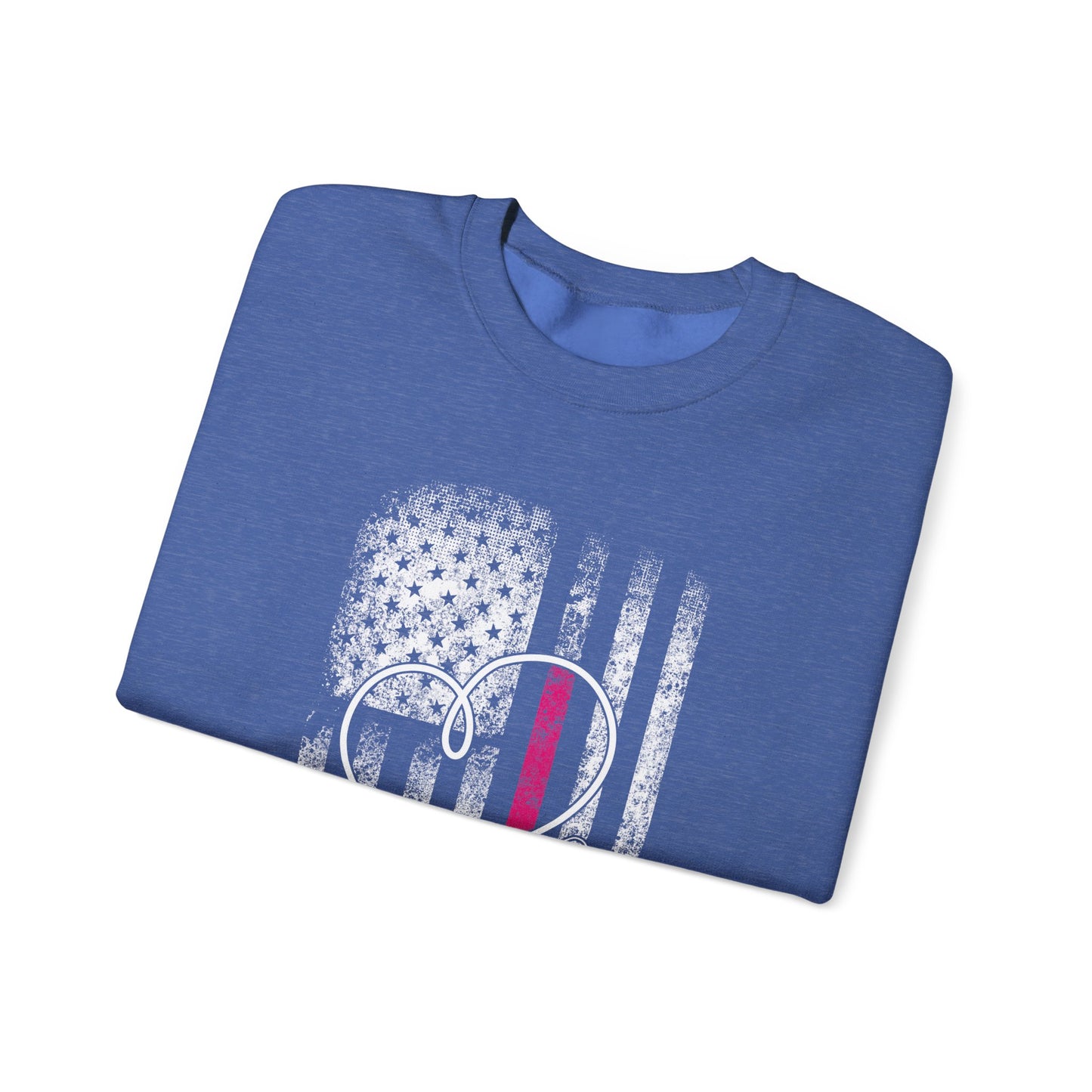 Flag/Stethoscope Crewneck Sweatshirt