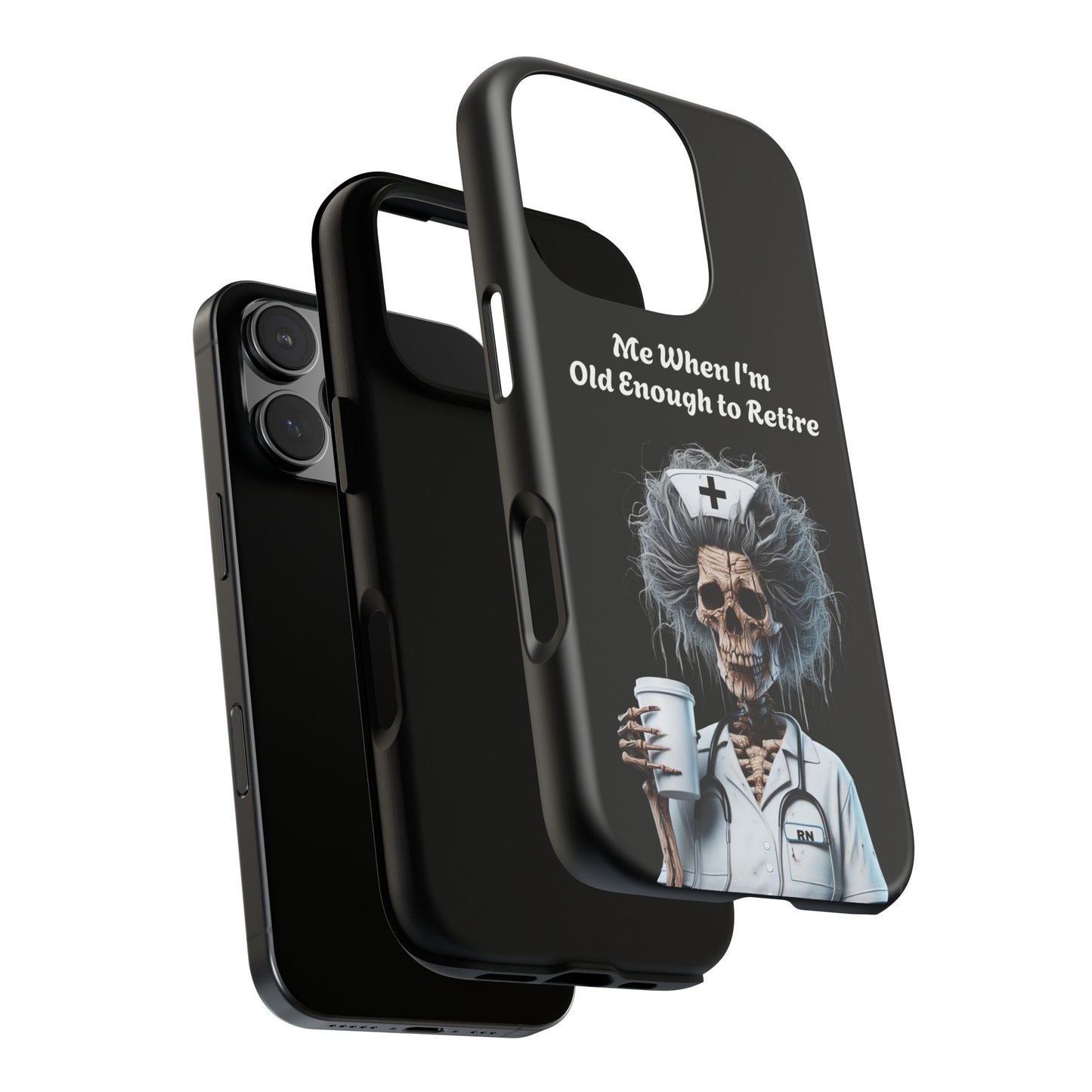 Skeleton Nurse Phone Case