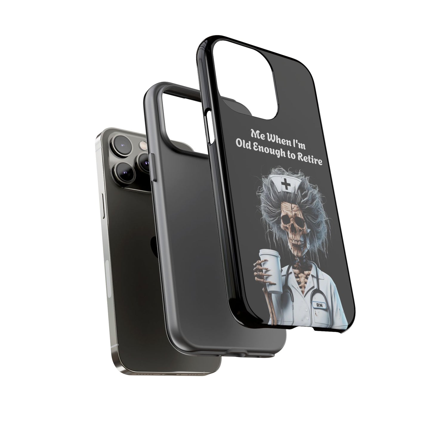 Skeleton Nurse Phone Case