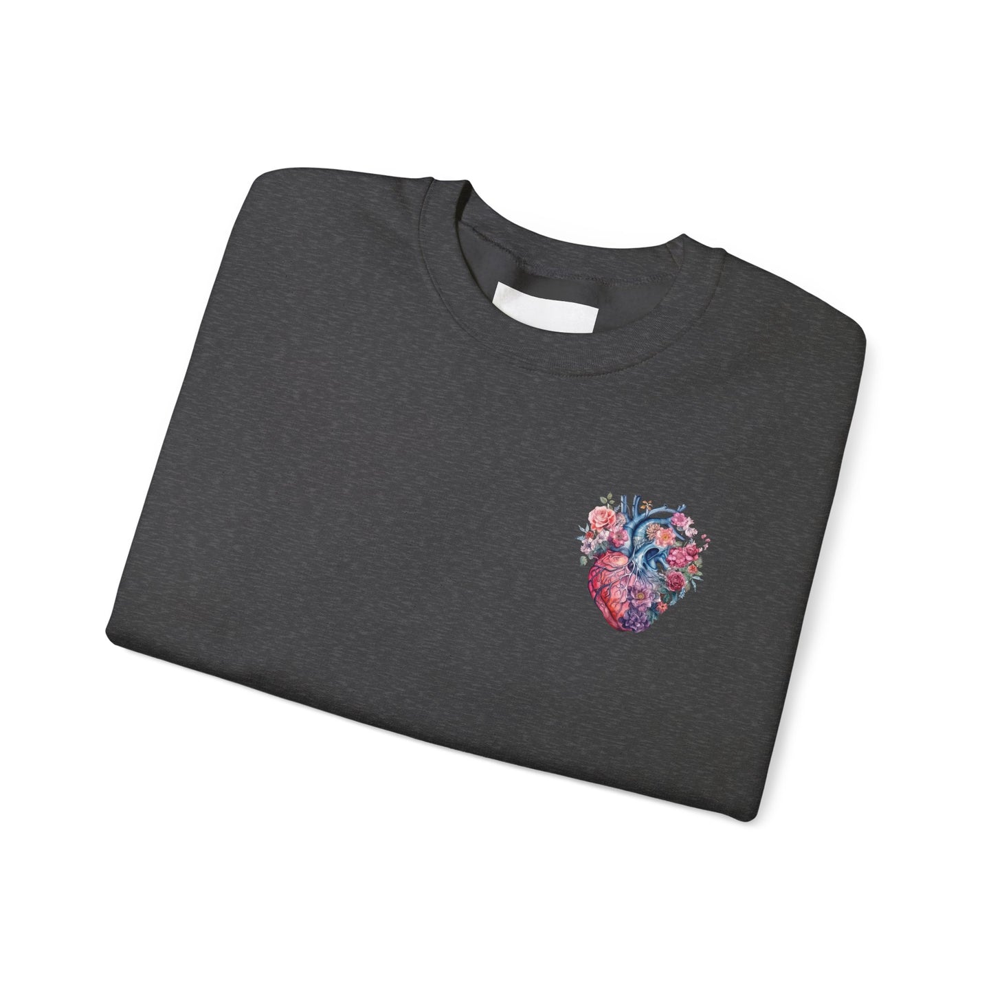 Heart - Unisex Midweight Softstyle Fleece Crewneck Sweatshirt