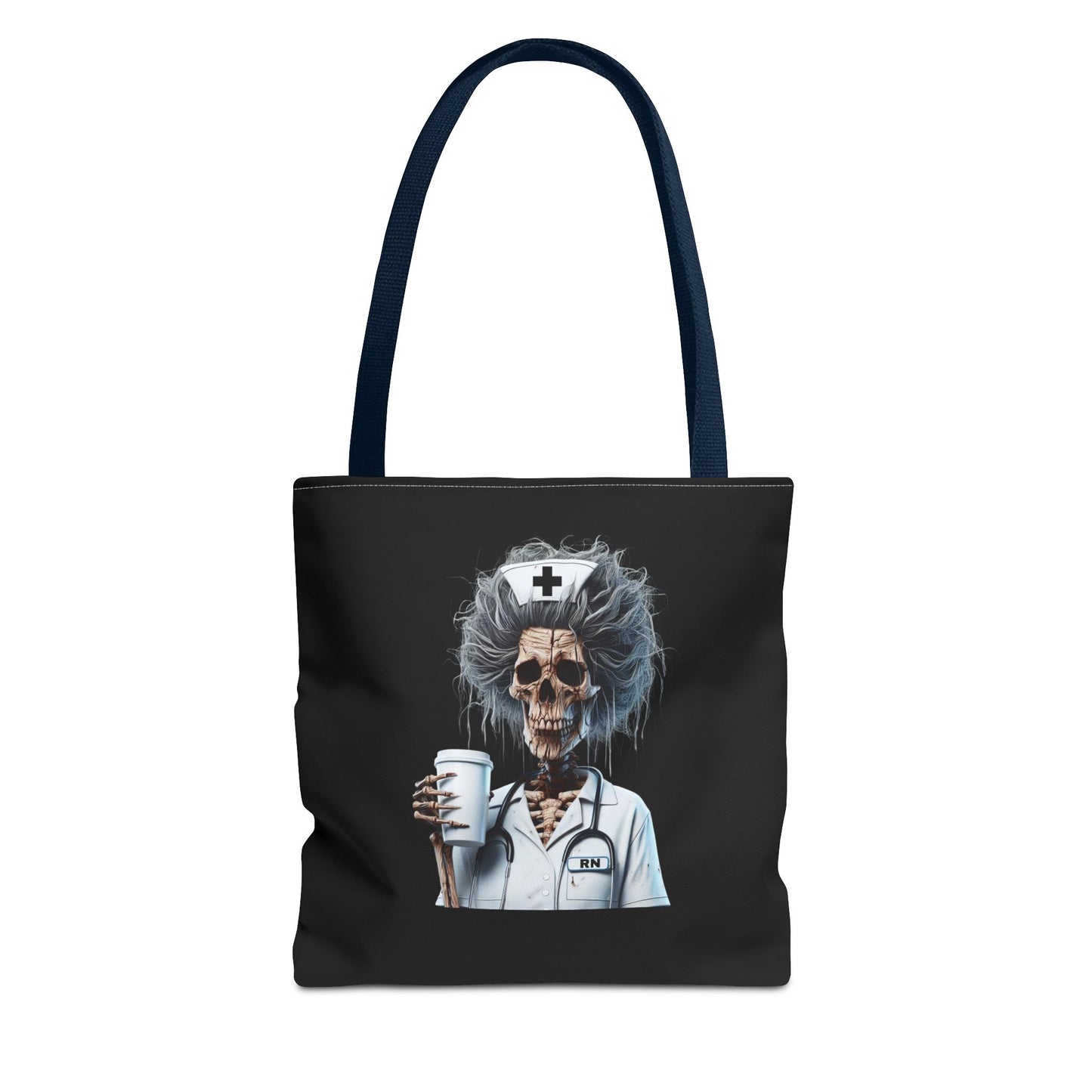 Skeleton Nurse Tote Bag