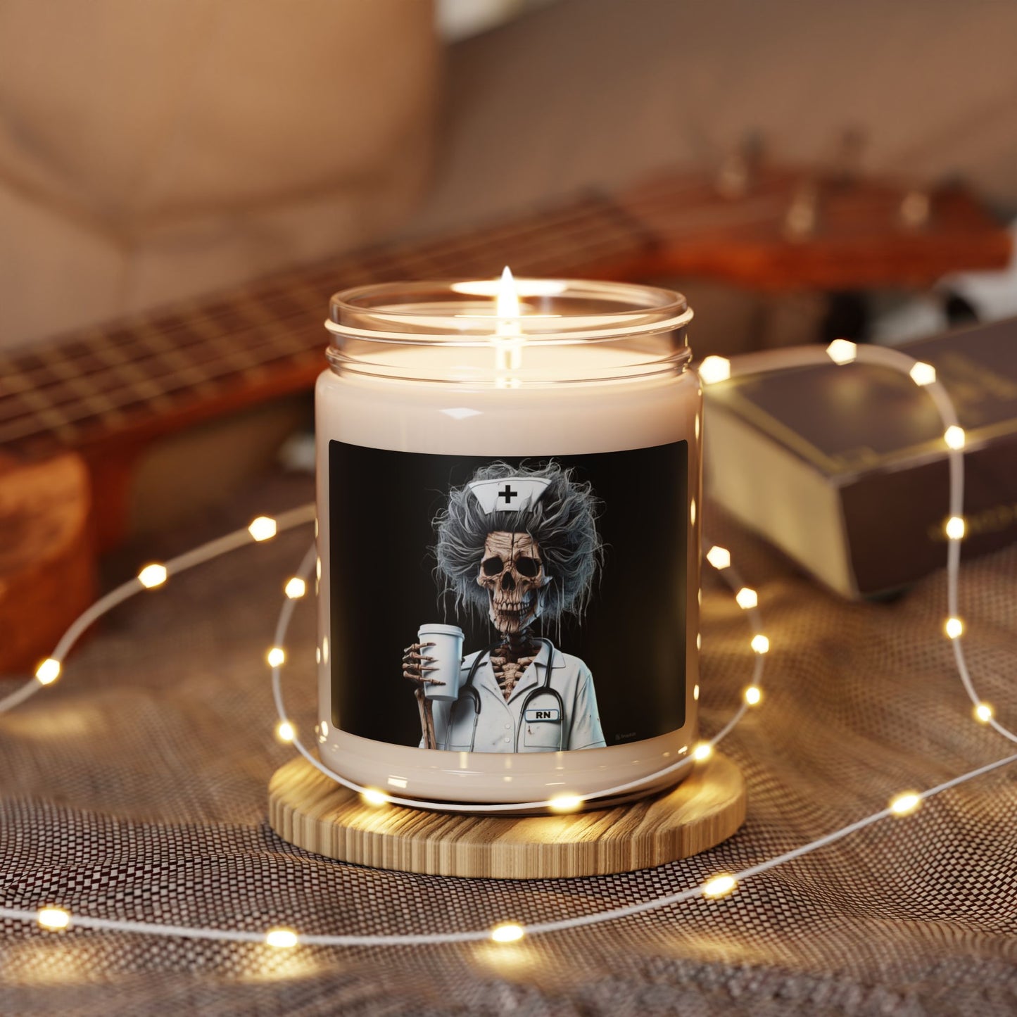 Skeleton Nurse Soy Candle (9oz)