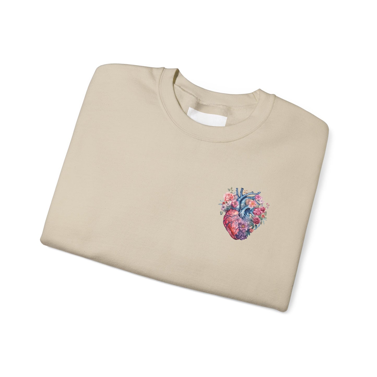 Heart - Unisex Midweight Softstyle Fleece Crewneck Sweatshirt