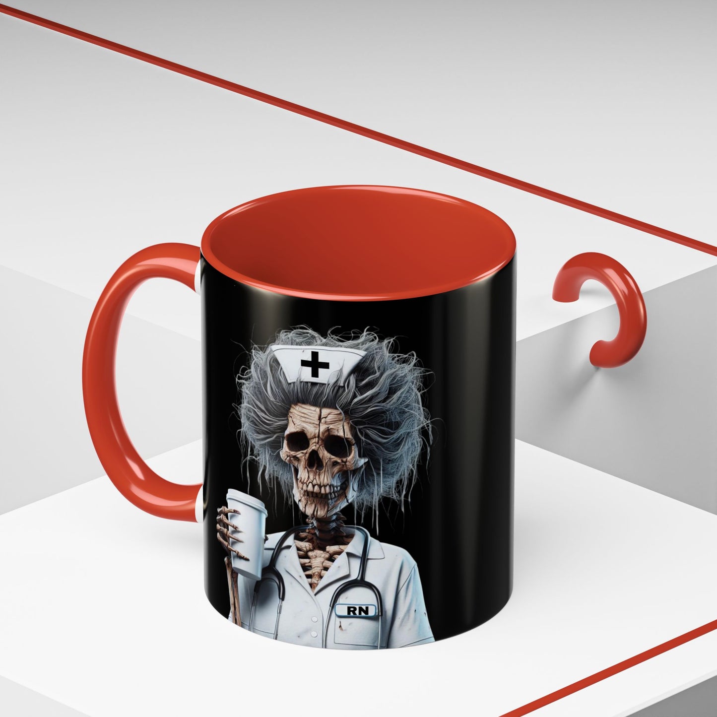 Skeleton Nurse Mug