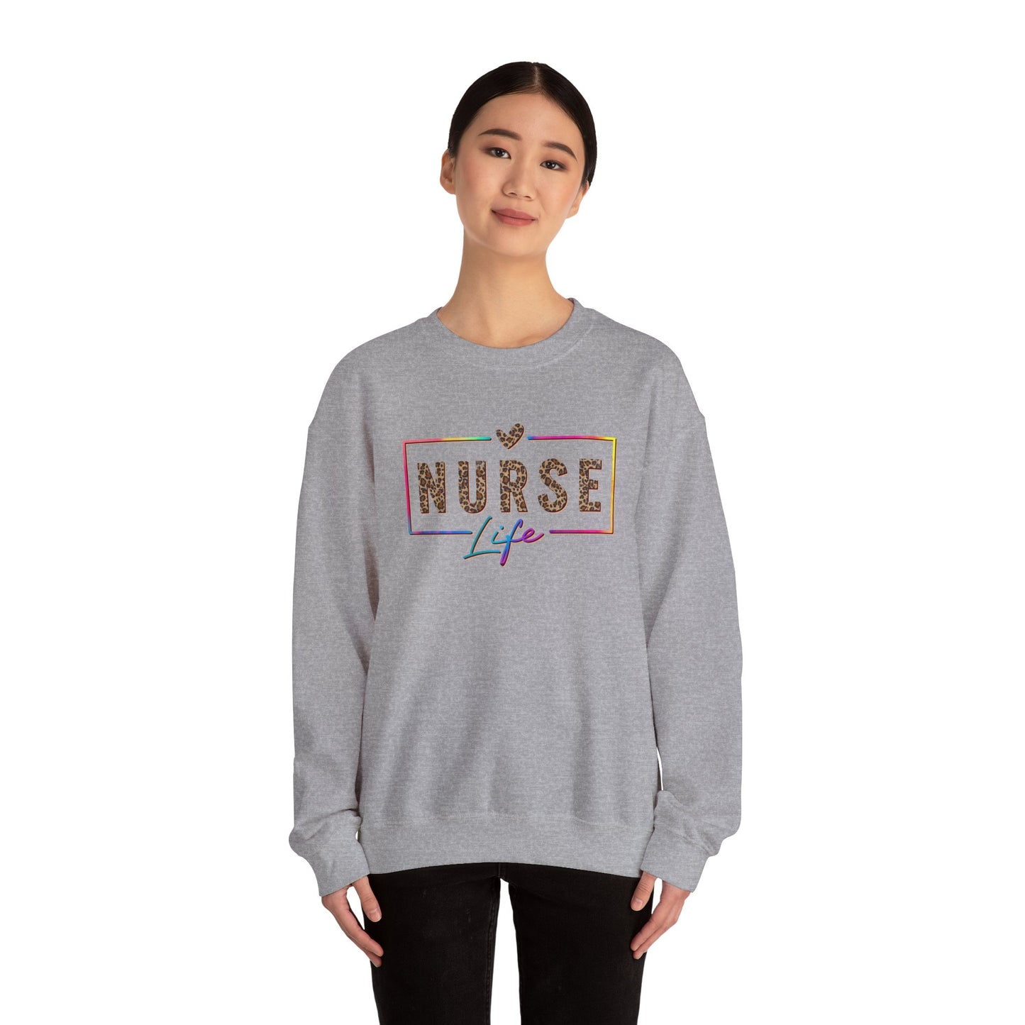 Nurse - Unisex Midweight Softstyle Fleece Crewneck Sweatshirt