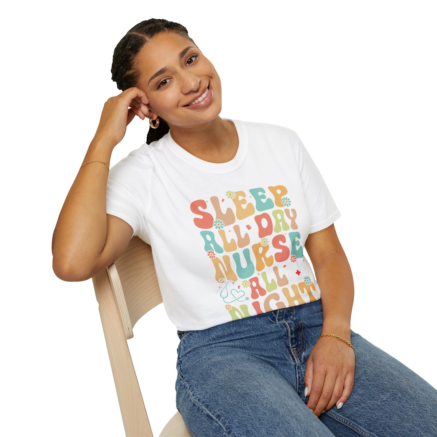 Nurse all night Softstyle T-Shirt
