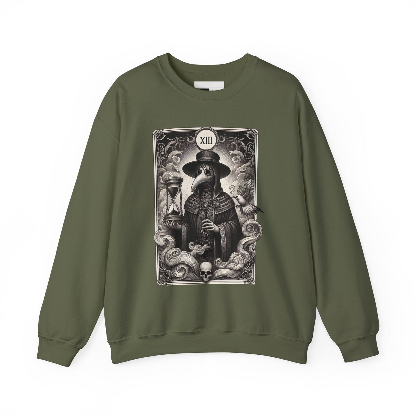 Nurse Mask - Unisex Midweight Softstyle Fleece Crewneck Sweatshirt