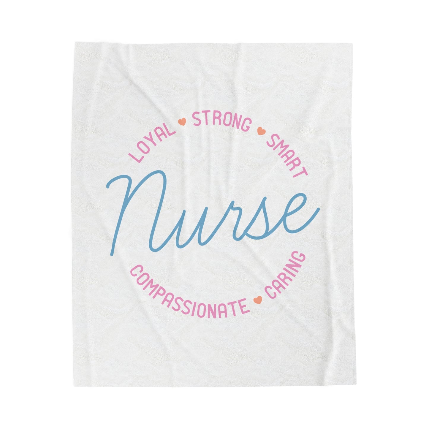 Nurse Velveteen Plush Blanket