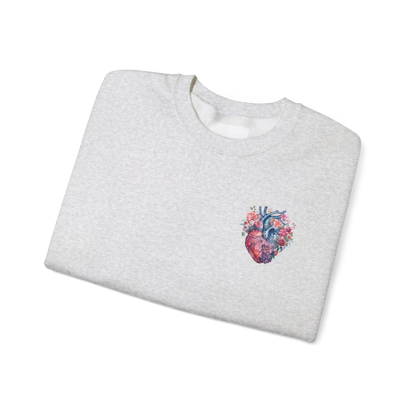 Heart - Unisex Midweight Softstyle Fleece Crewneck Sweatshirt