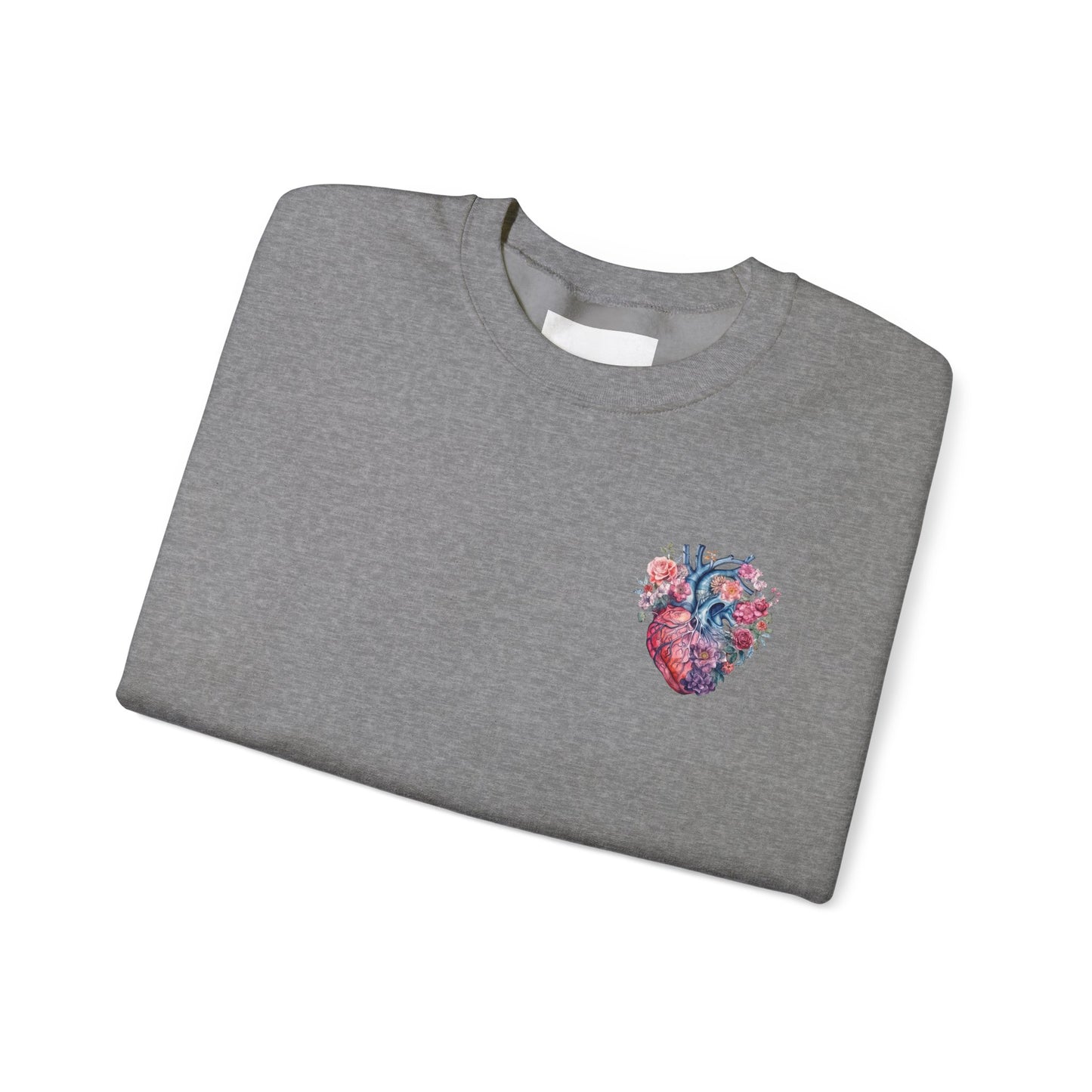 Heart - Unisex Midweight Softstyle Fleece Crewneck Sweatshirt