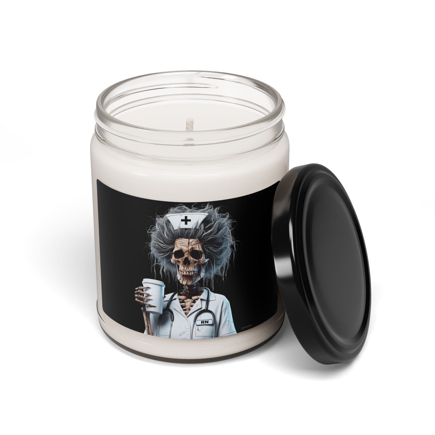 Skeleton Nurse Soy Candle (9oz)