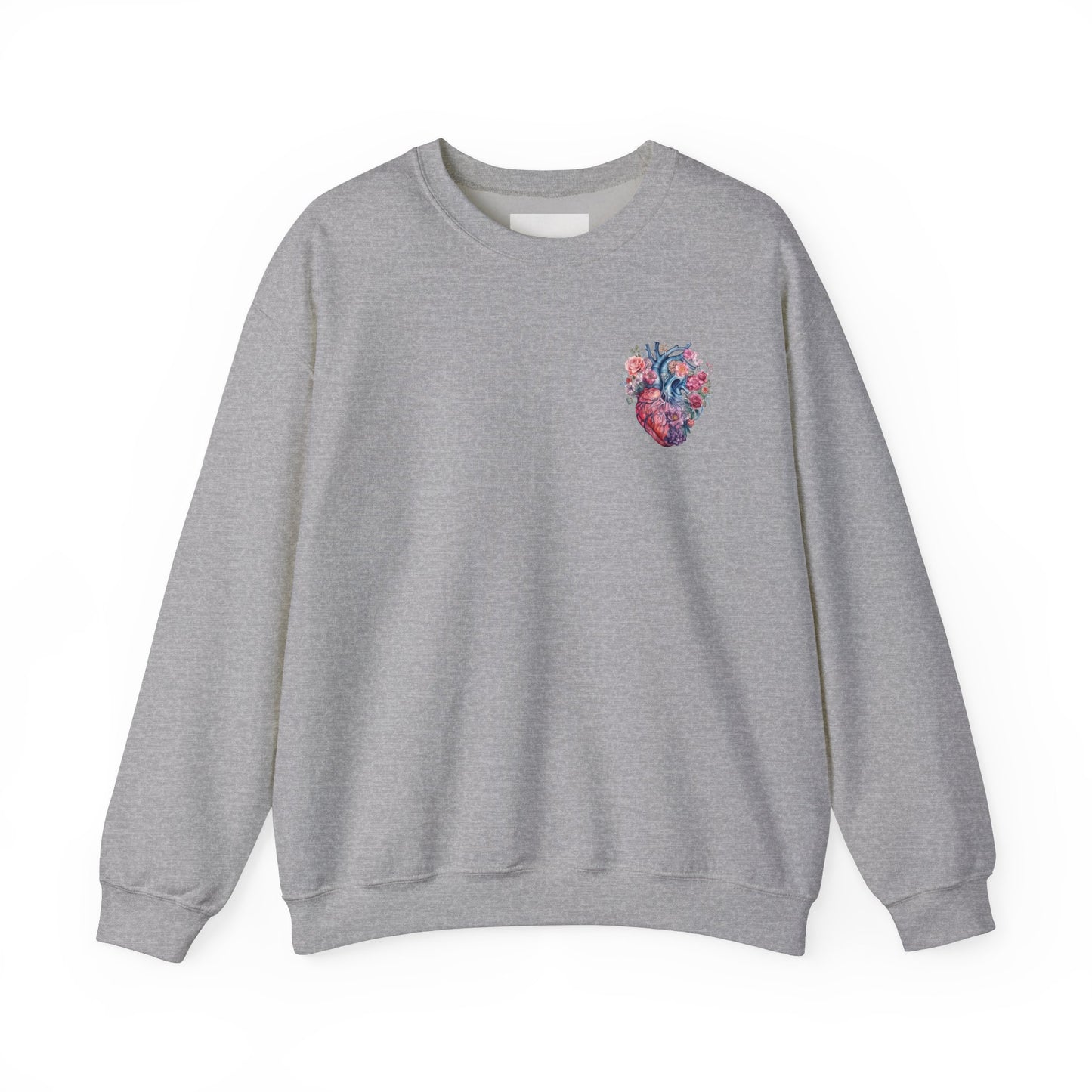 Heart - Unisex Midweight Softstyle Fleece Crewneck Sweatshirt