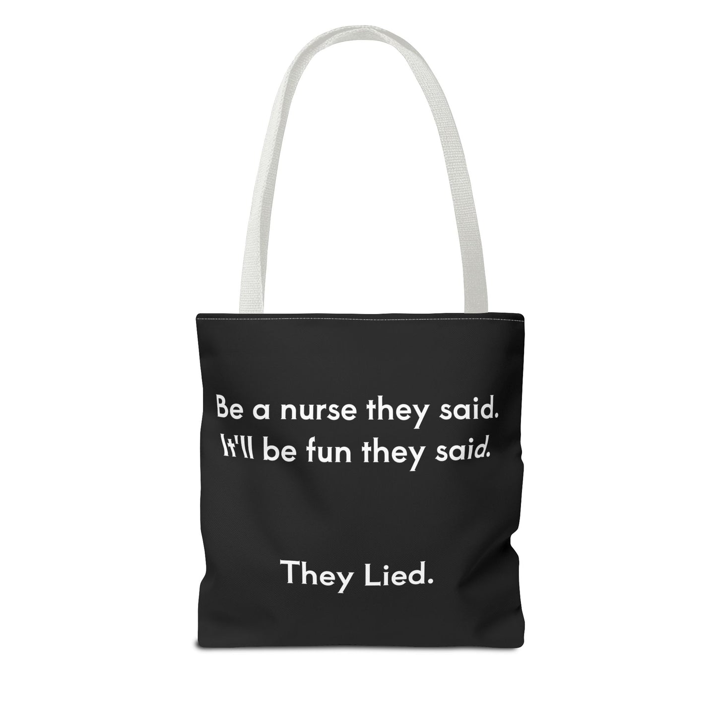 Skeleton Nurse Tote Bag