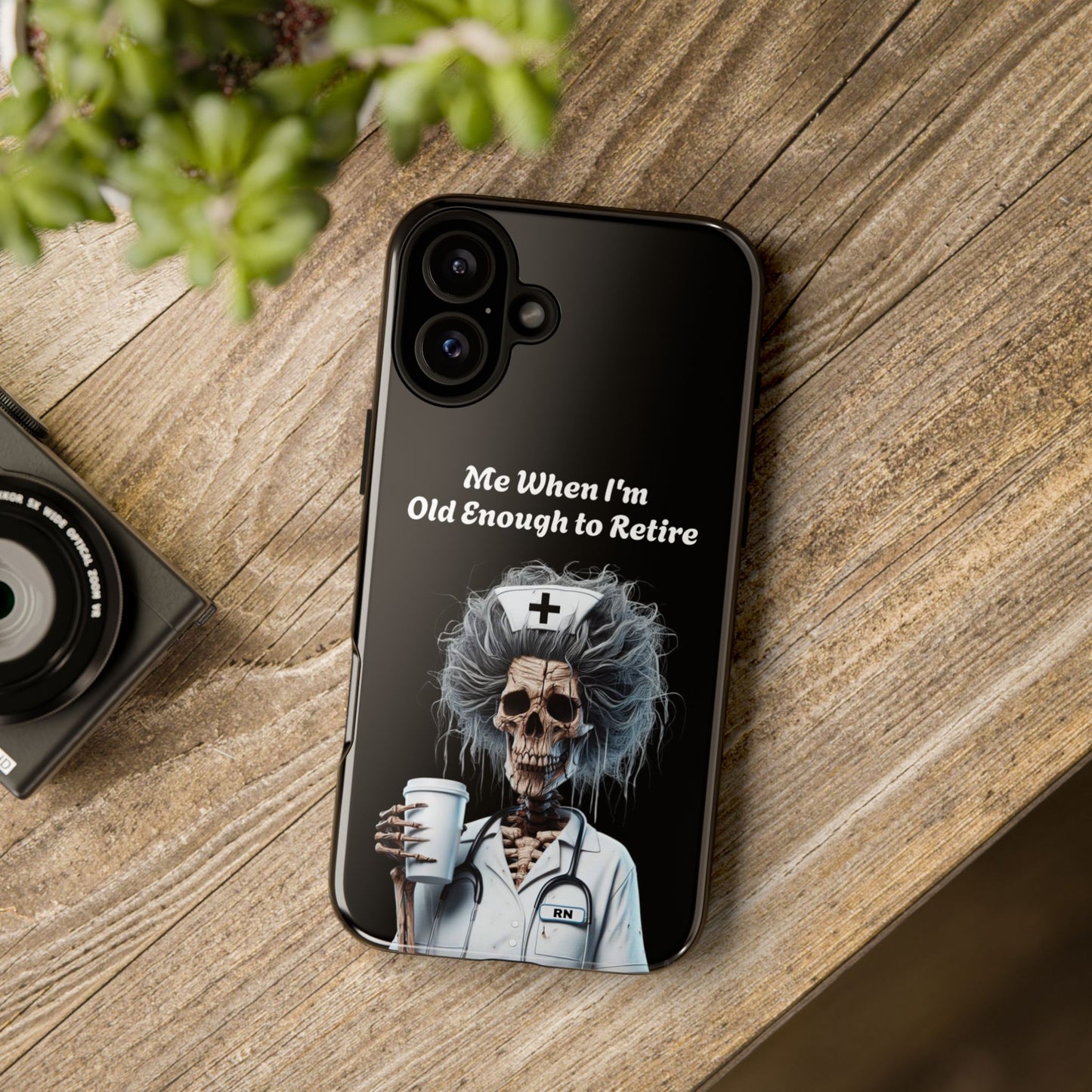 Skeleton Nurse Phone Case