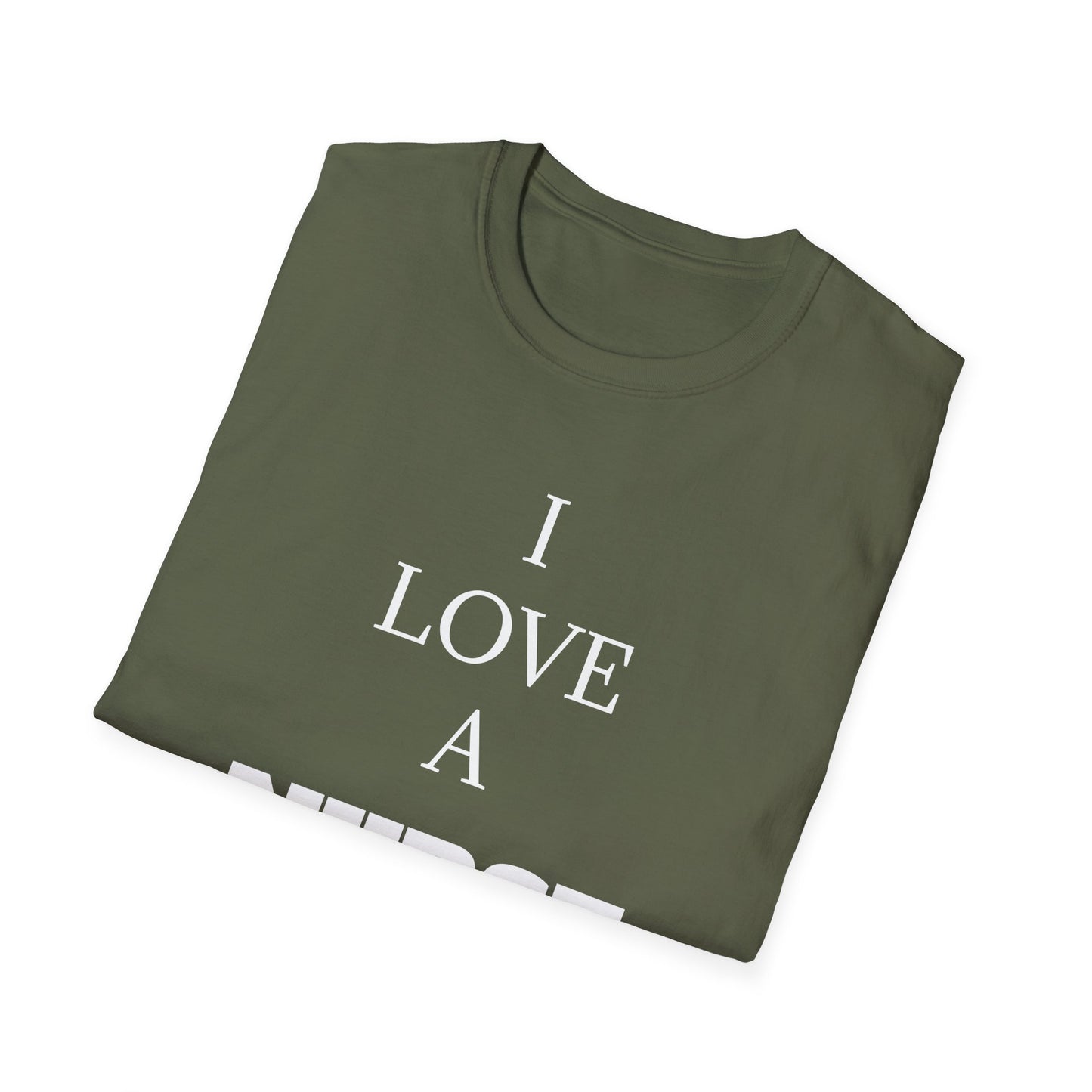 I love a Nurse Soft-Style T-Shirt - White Font