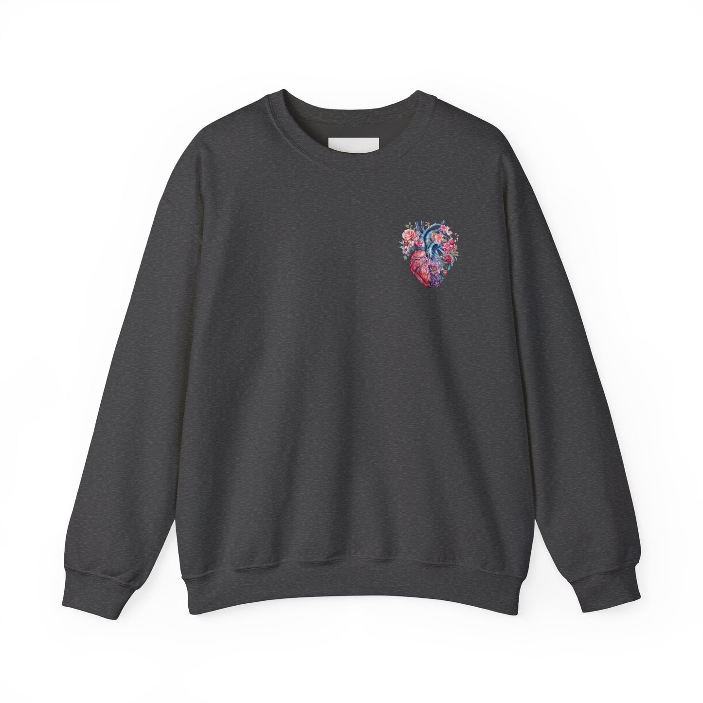 Heart - Unisex Midweight Softstyle Fleece Crewneck Sweatshirt