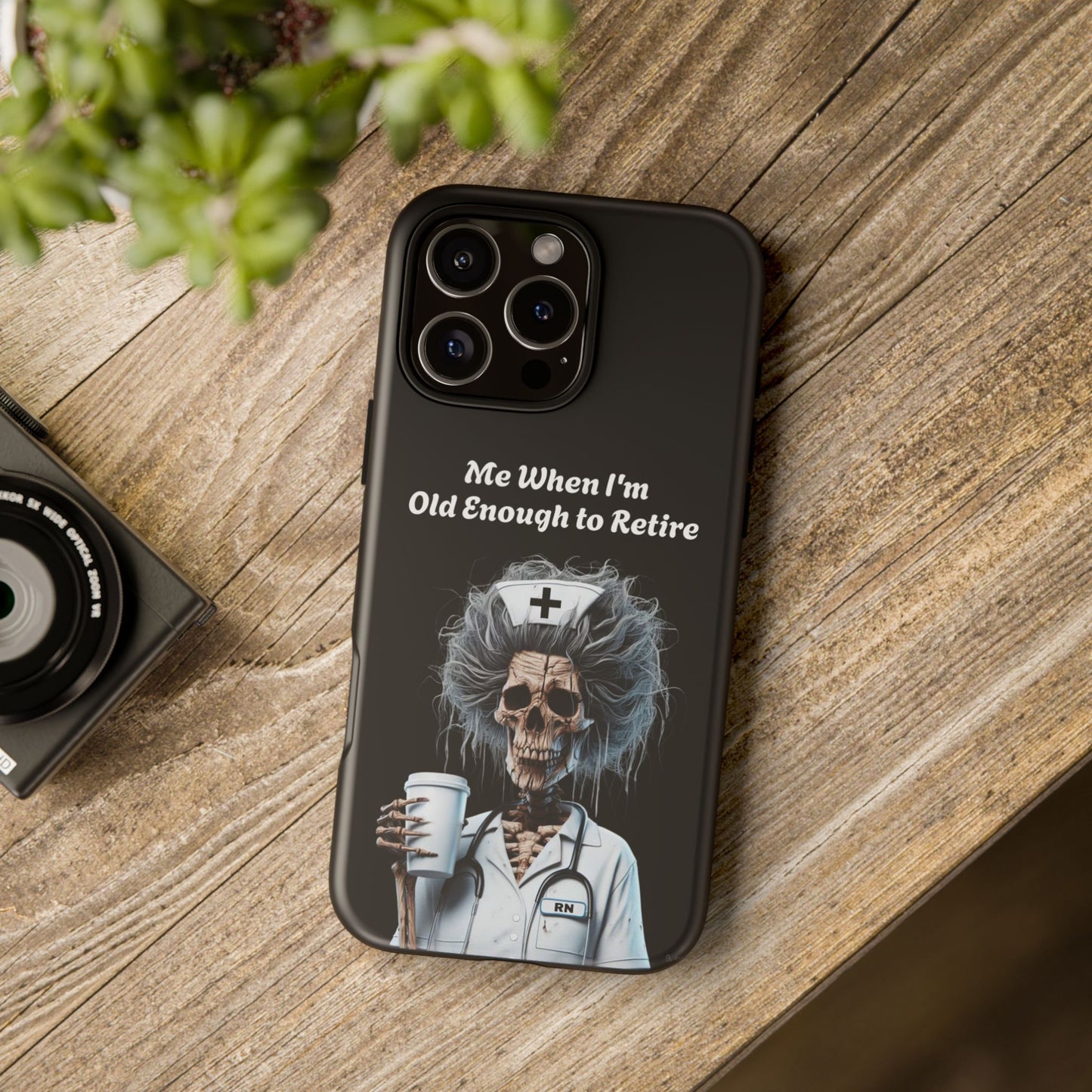 Skeleton Nurse Phone Case