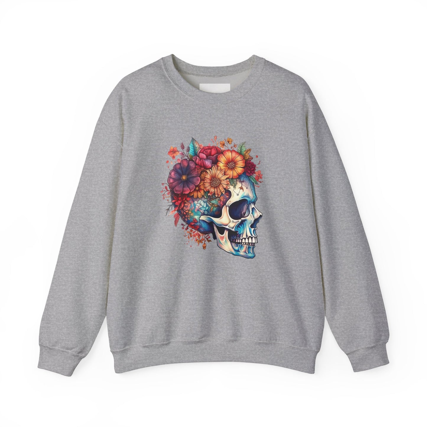 Skull - Unisex Midweight Softstyle Fleece Crewneck Sweatshirt