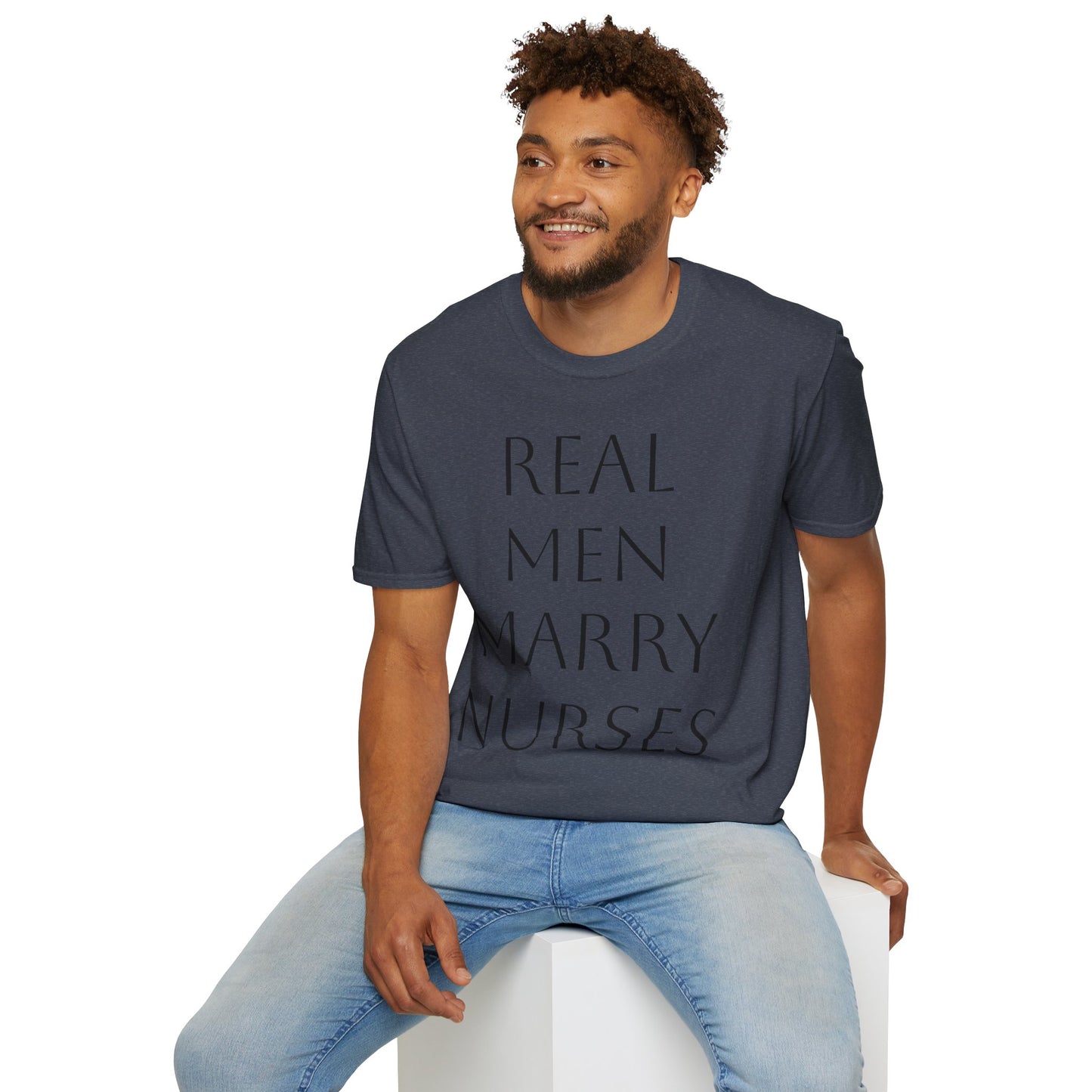 Real Men Marry Nurses Softstyle T-Shirt