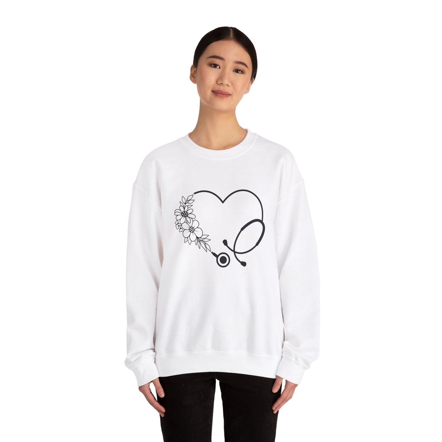 Stethoscope Heart Crewneck Sweatshirt