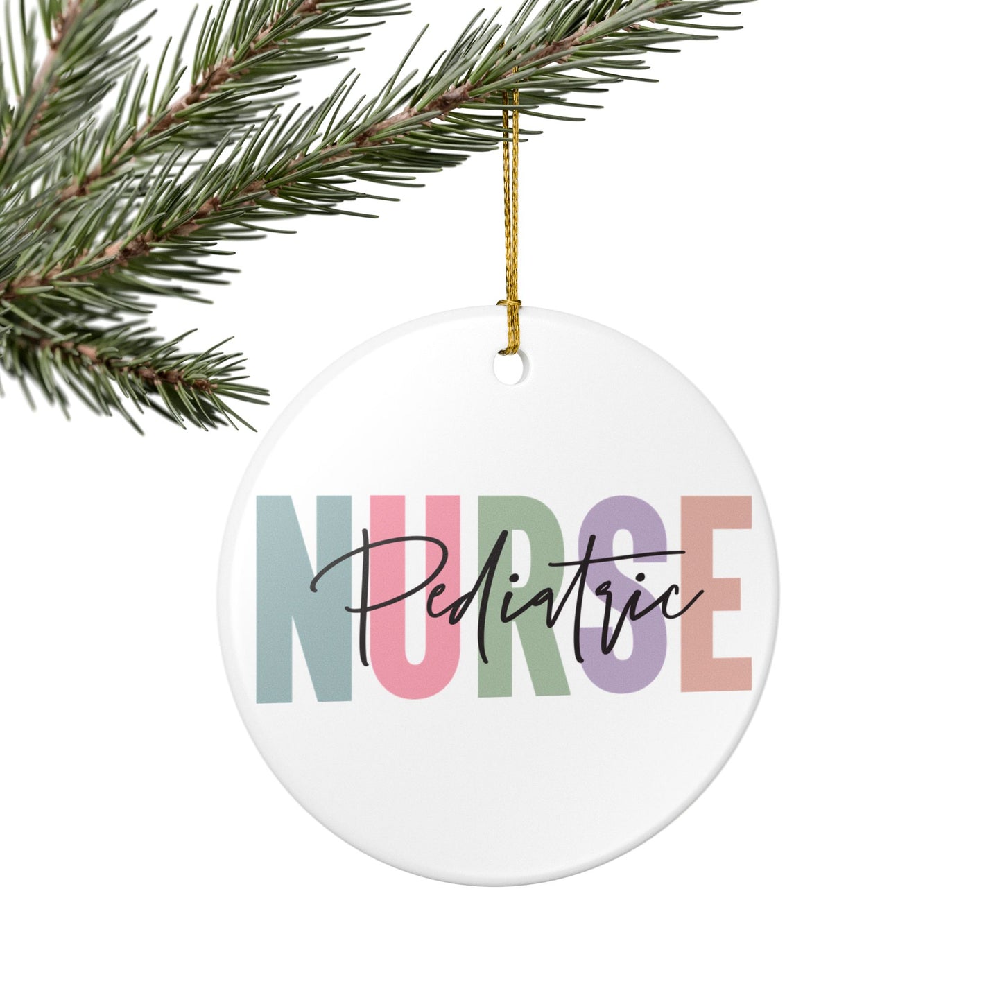 Pediatric Nurse Ceramic Ornament