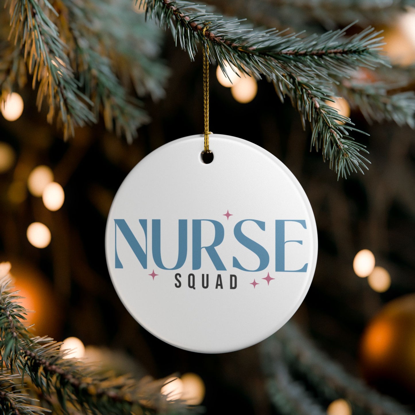 Nurse Squad Ceramic Ornament - Perfect Gift for Healthcare Heroes