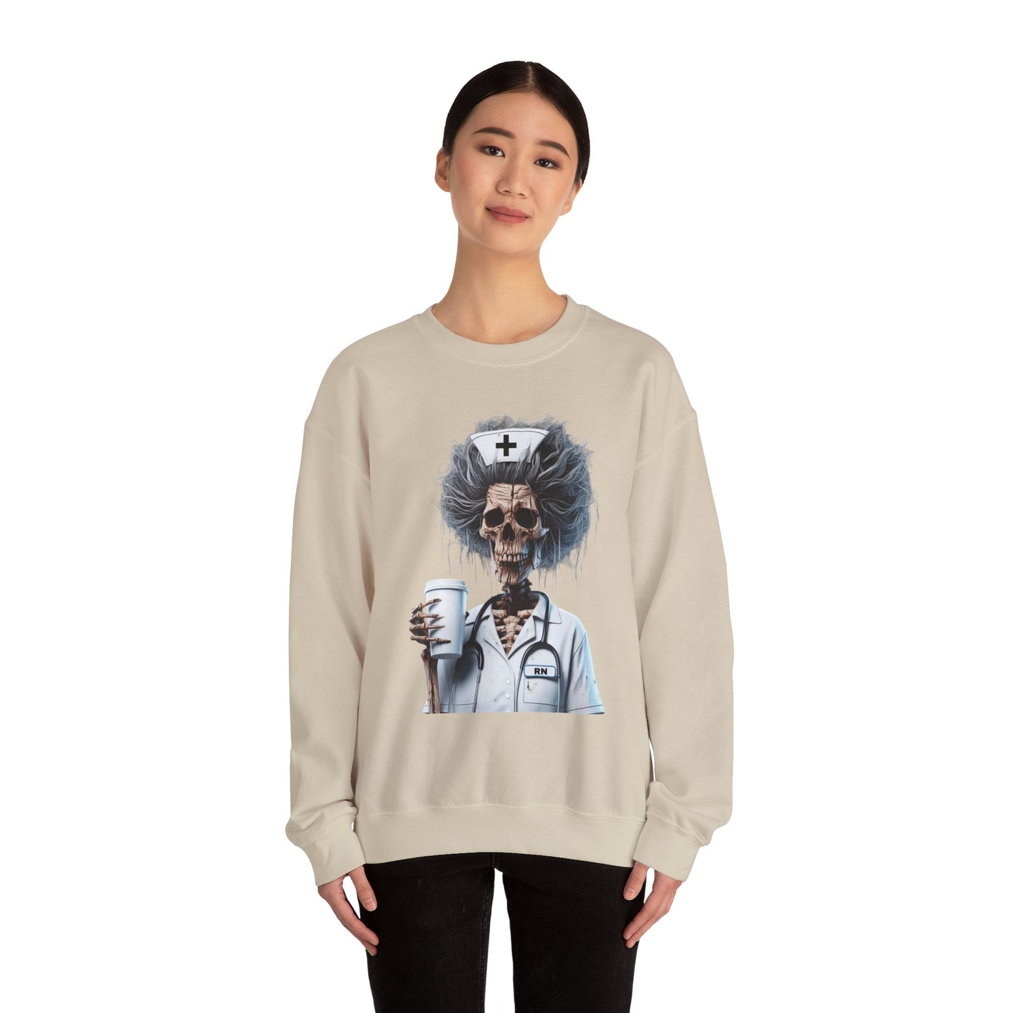 Be a Nurse they said-Crewneck Sweatshirt