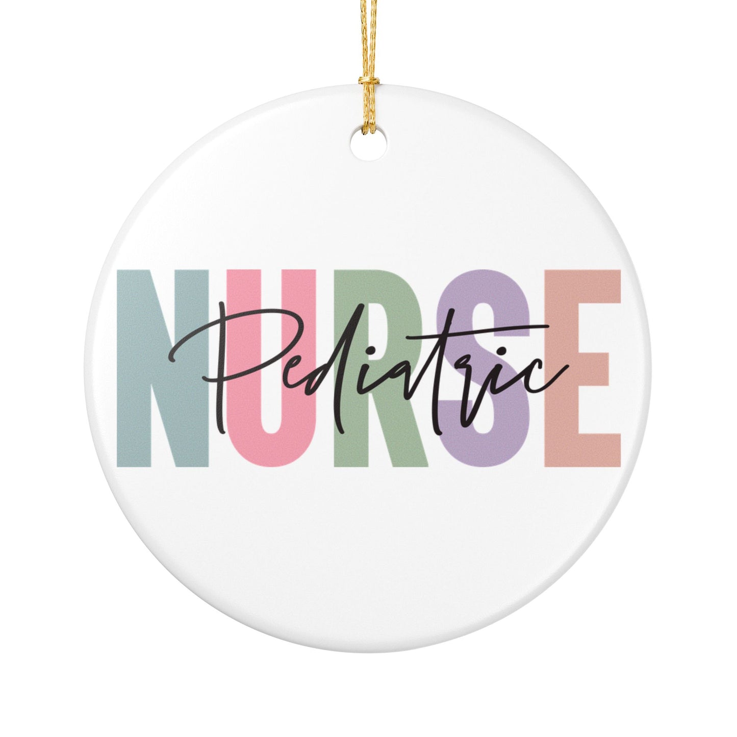 Pediatric Nurse Ceramic Ornament