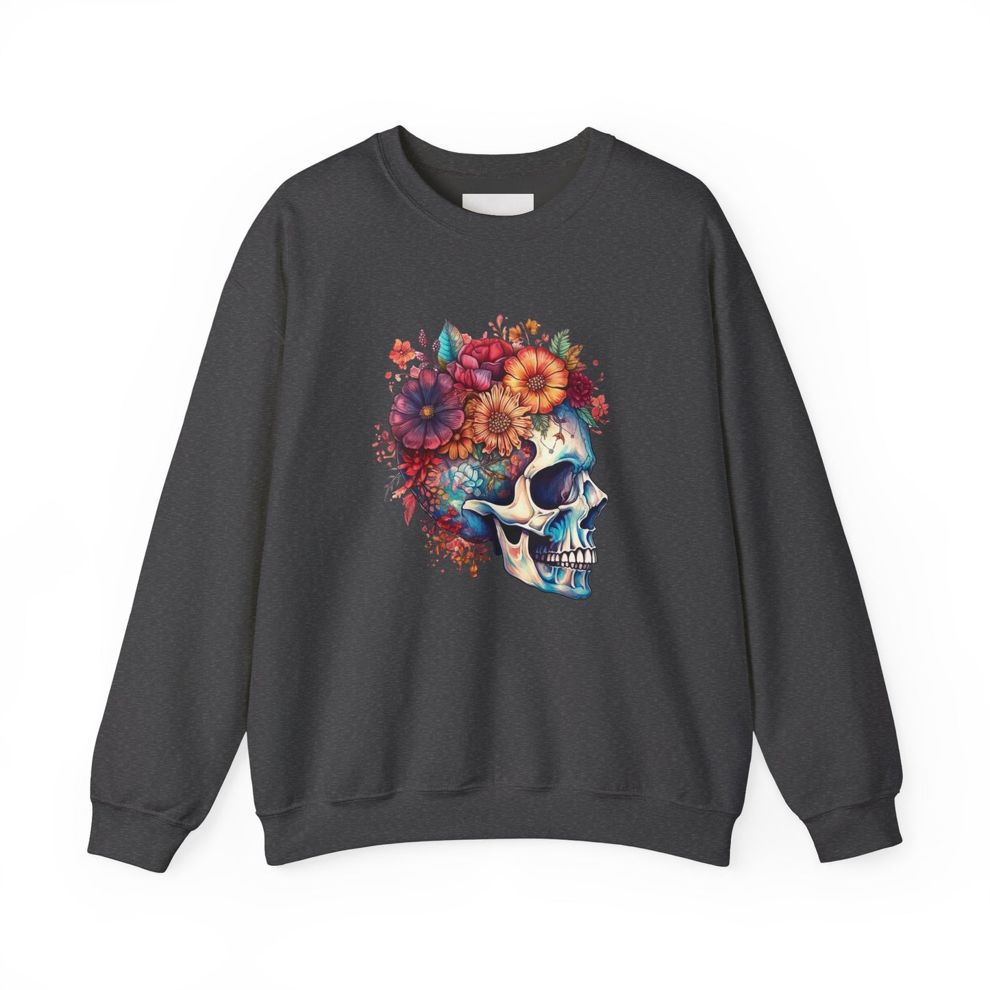 Skull - Unisex Midweight Softstyle Fleece Crewneck Sweatshirt