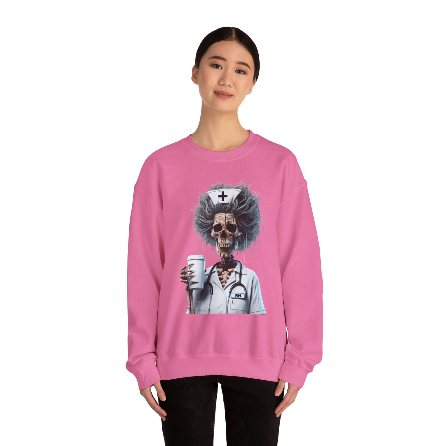 Be a Nurse they said-Crewneck Sweatshirt