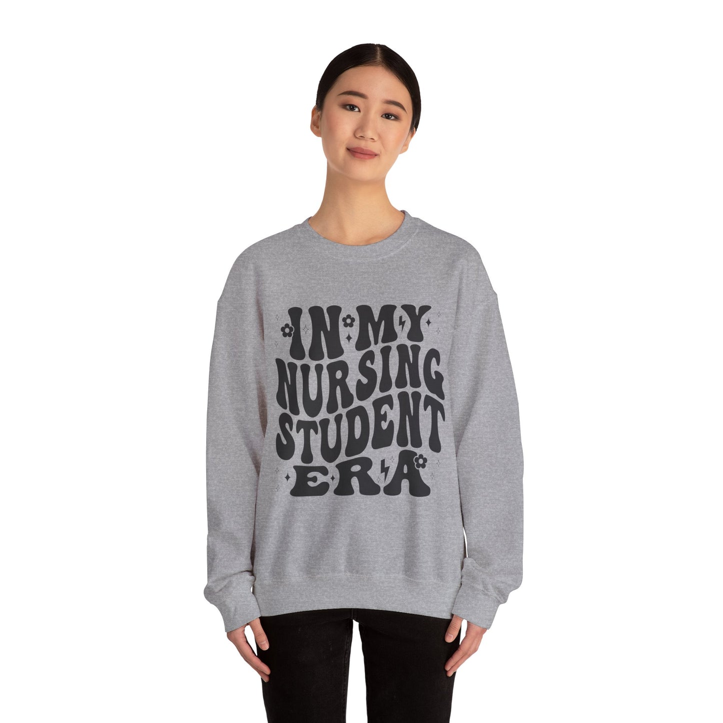 In My Nursing Era - Unisex Midweight Softstyle Fleece Crewneck Sweatshirt