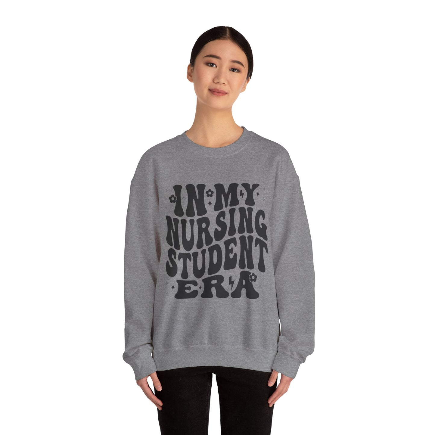 In My Nursing Era - Unisex Midweight Softstyle Fleece Crewneck Sweatshirt