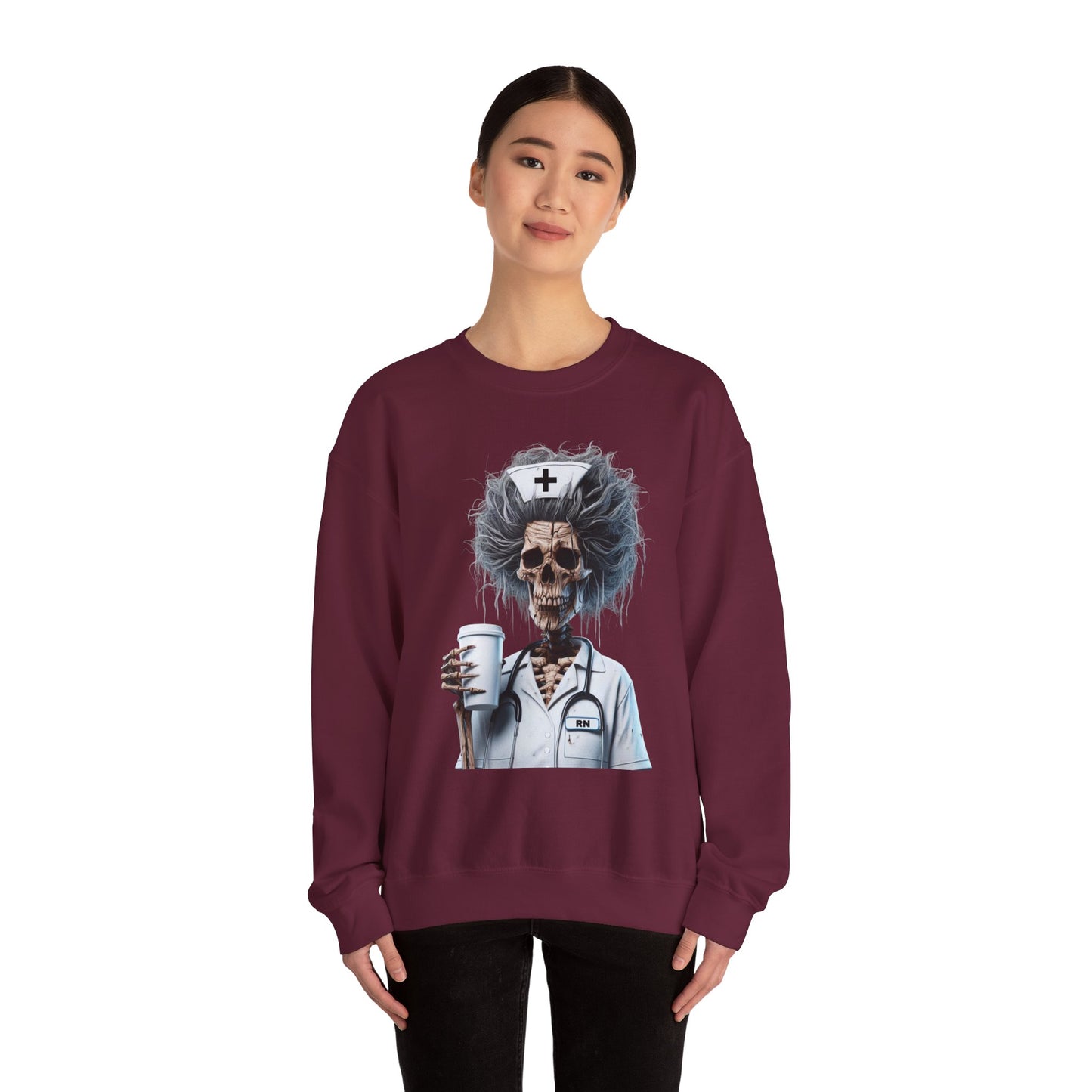 Be a Nurse they said-Crewneck Sweatshirt