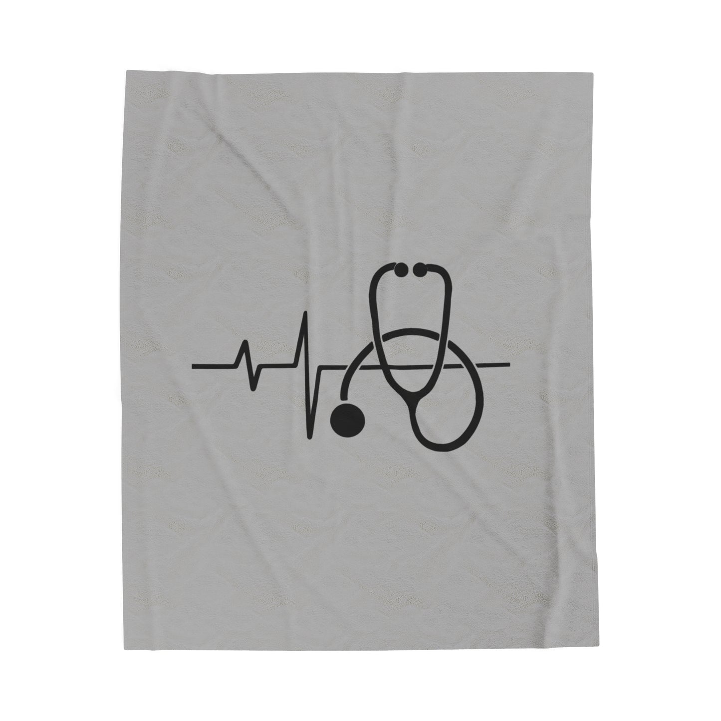 Stethoscope Velveteen Plush Blanket