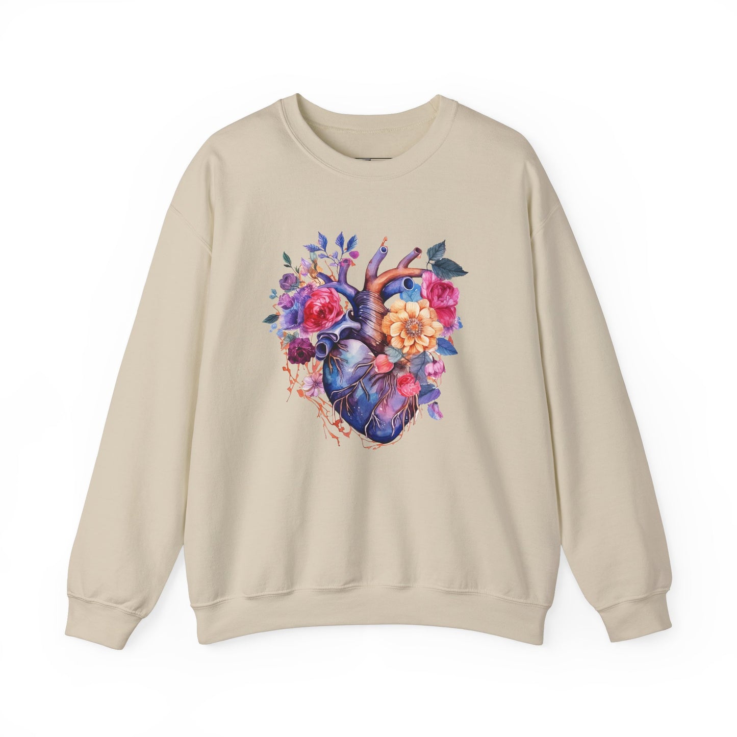 Heart = Unisex Midweight Softstyle Fleece Crewneck Sweatshirt