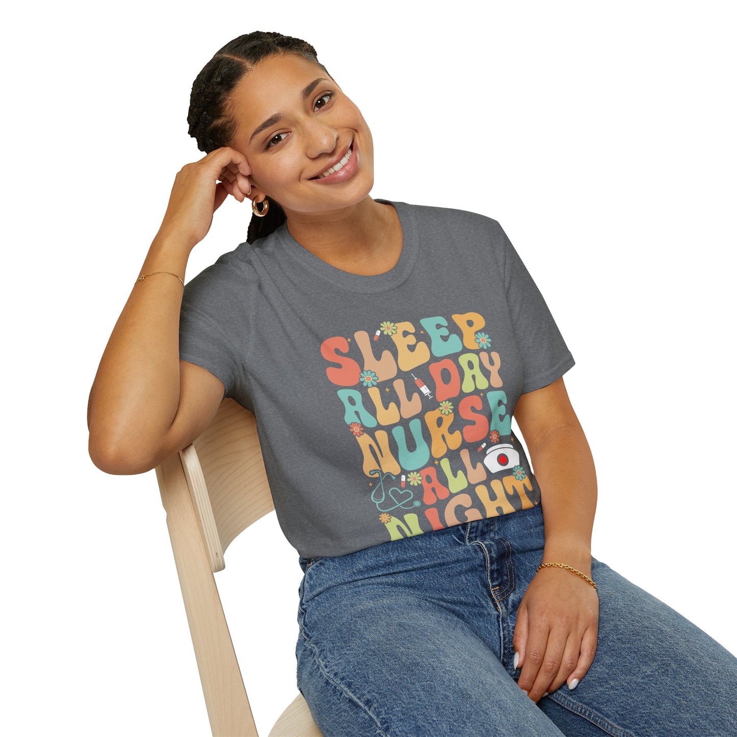 Nurse all night Softstyle T-Shirt