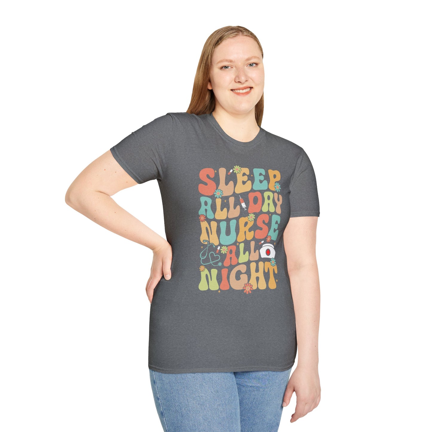 Nurse all night Softstyle T-Shirt