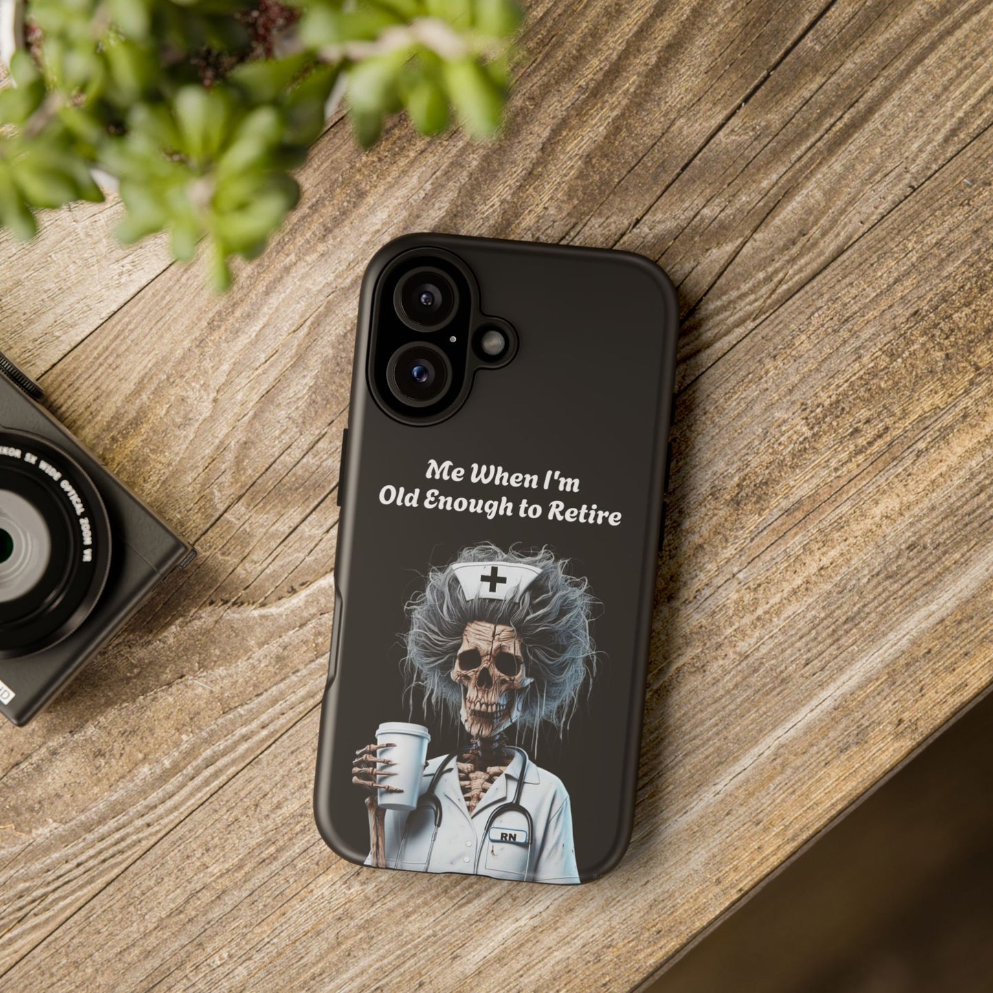 Skeleton Nurse Phone Case