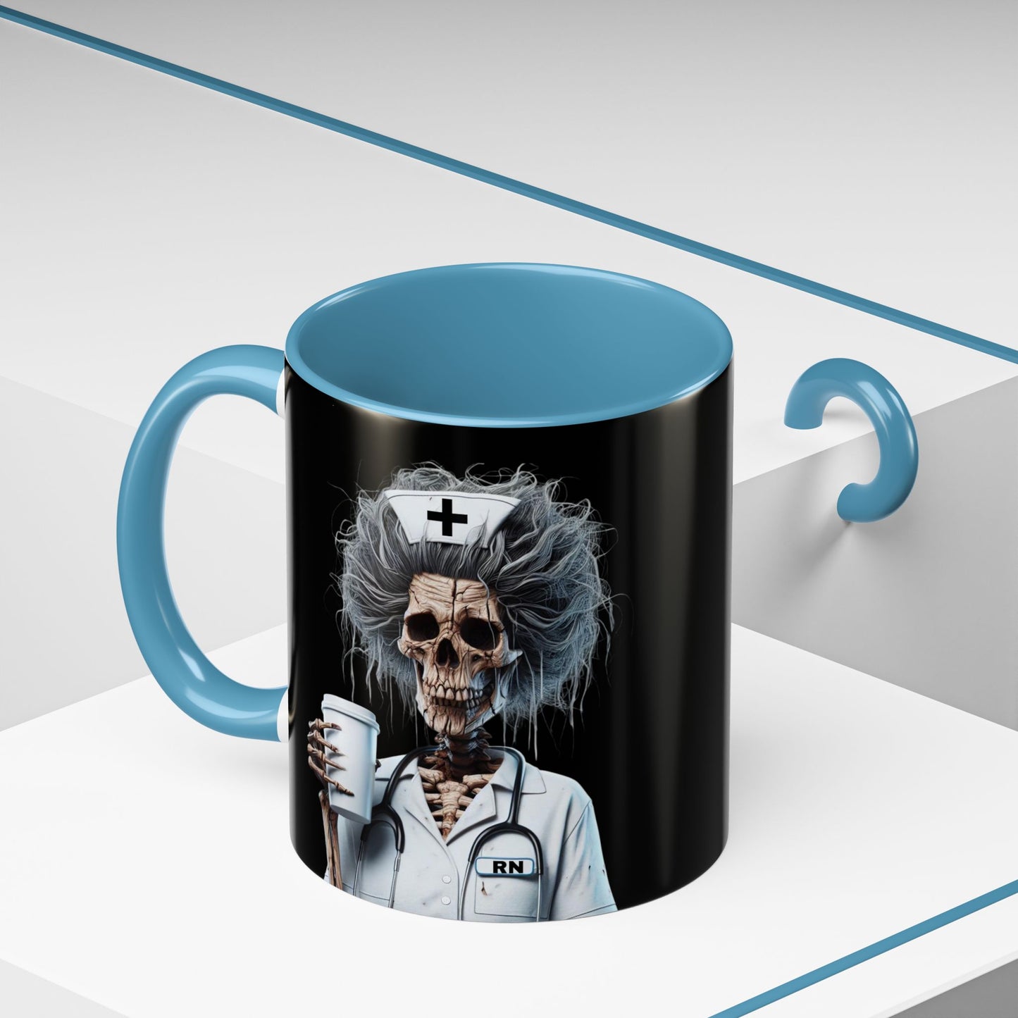 Skeleton Nurse Mug